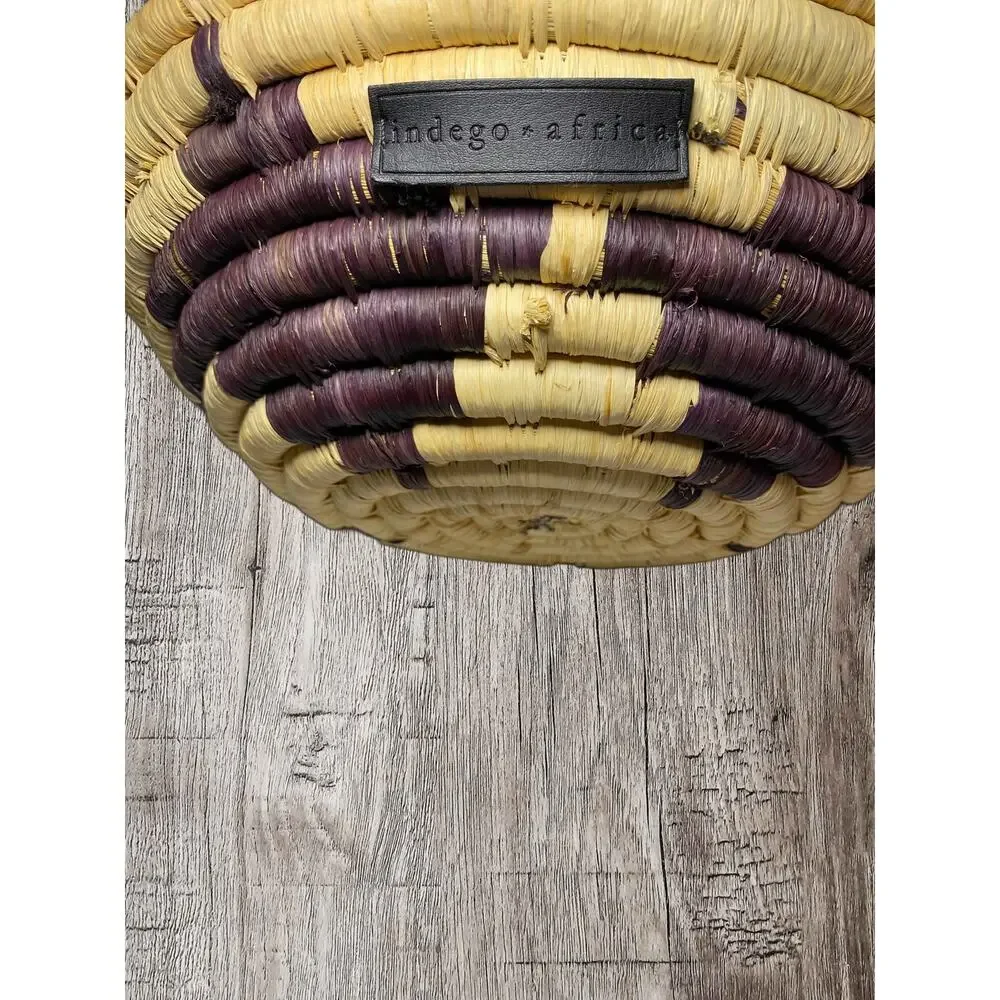 Indego Africa hand woven‎ basket.